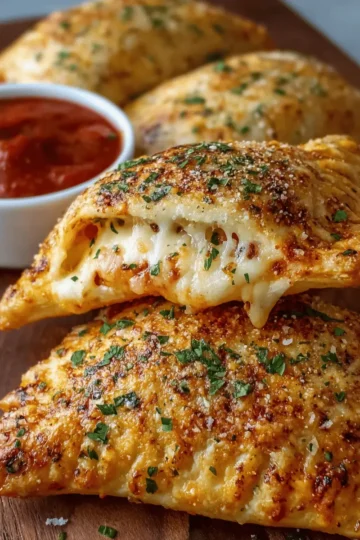 Homemade Easy Cheesy Pizza Pockets