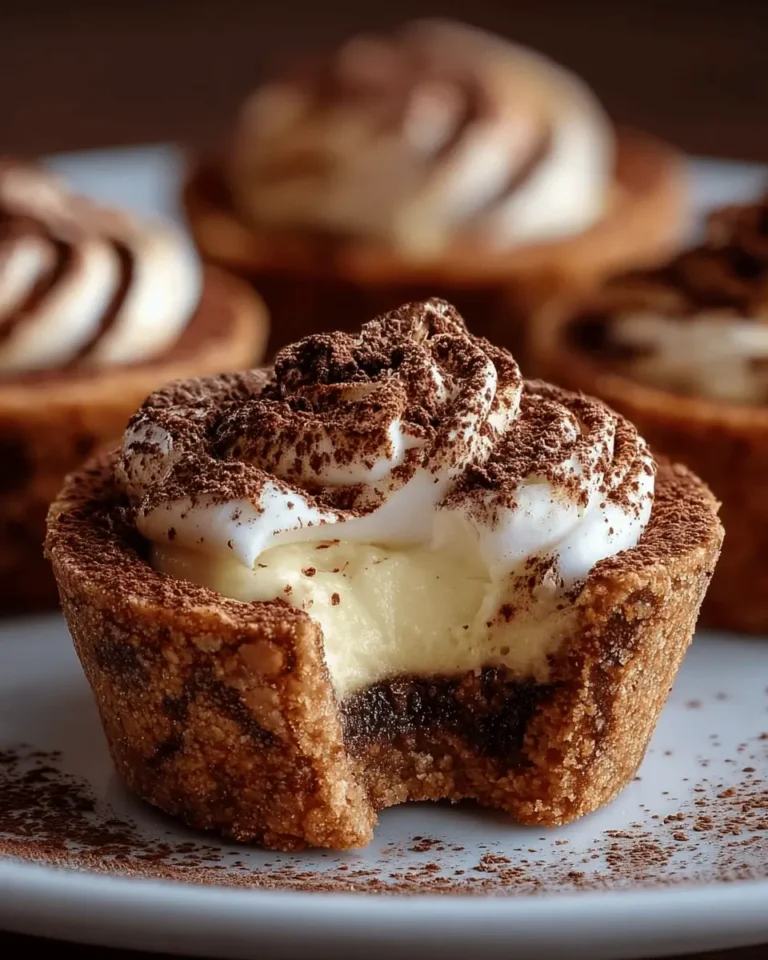 Irresistible Tiramisu Cookie Cups