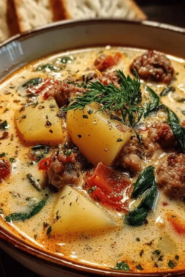 Creamy Italian Sausage & Potato Soup
