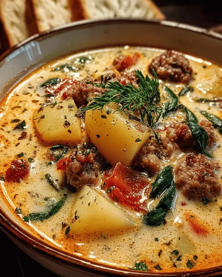 Creamy Italian Sausage & Potato Soup