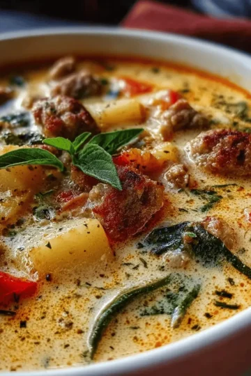 Creamy Italian Sausage & Potato Soup