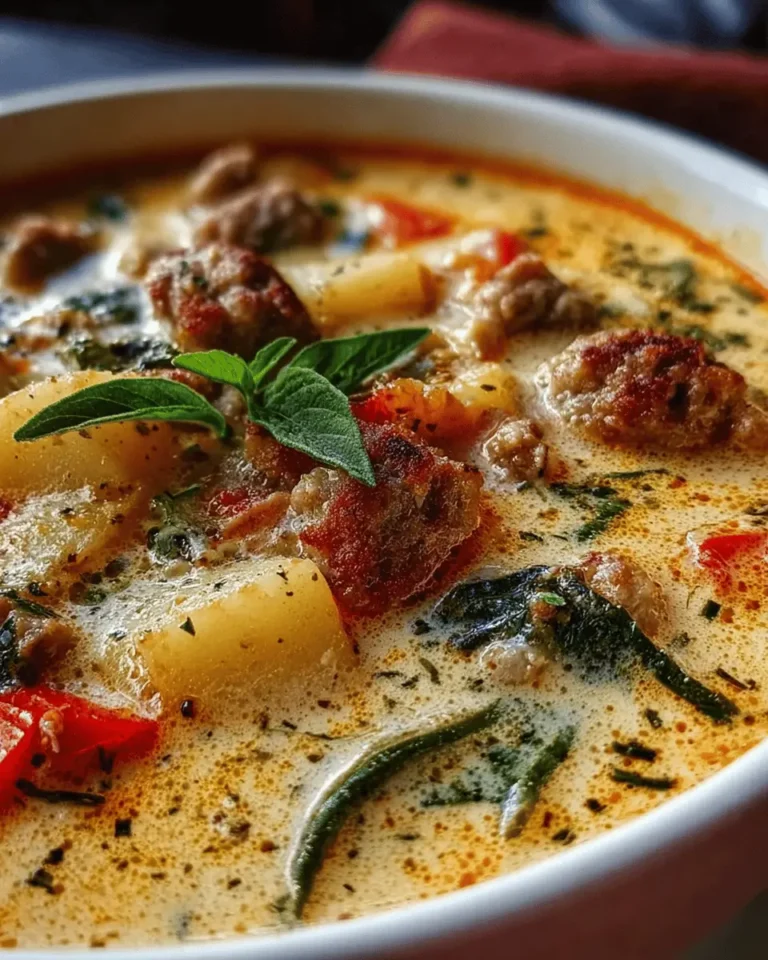 Creamy Italian Sausage & Potato Soup