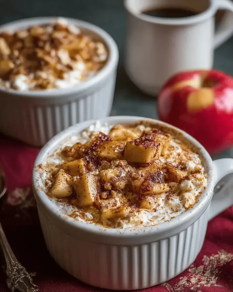 Baked Apple Cinnamon Cottage Cheese Breakfast Bowls