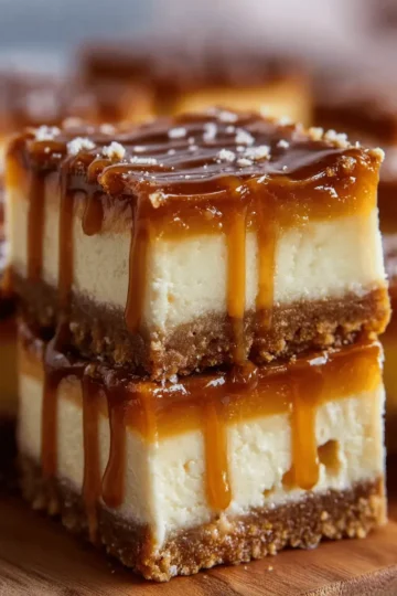 Caramel Cheesecake Bars