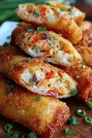 Crab Cake Egg Rolls