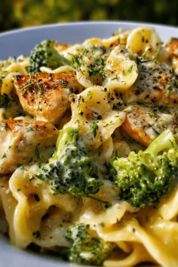 Creamy Chicken and Broccoli Delight Pasta