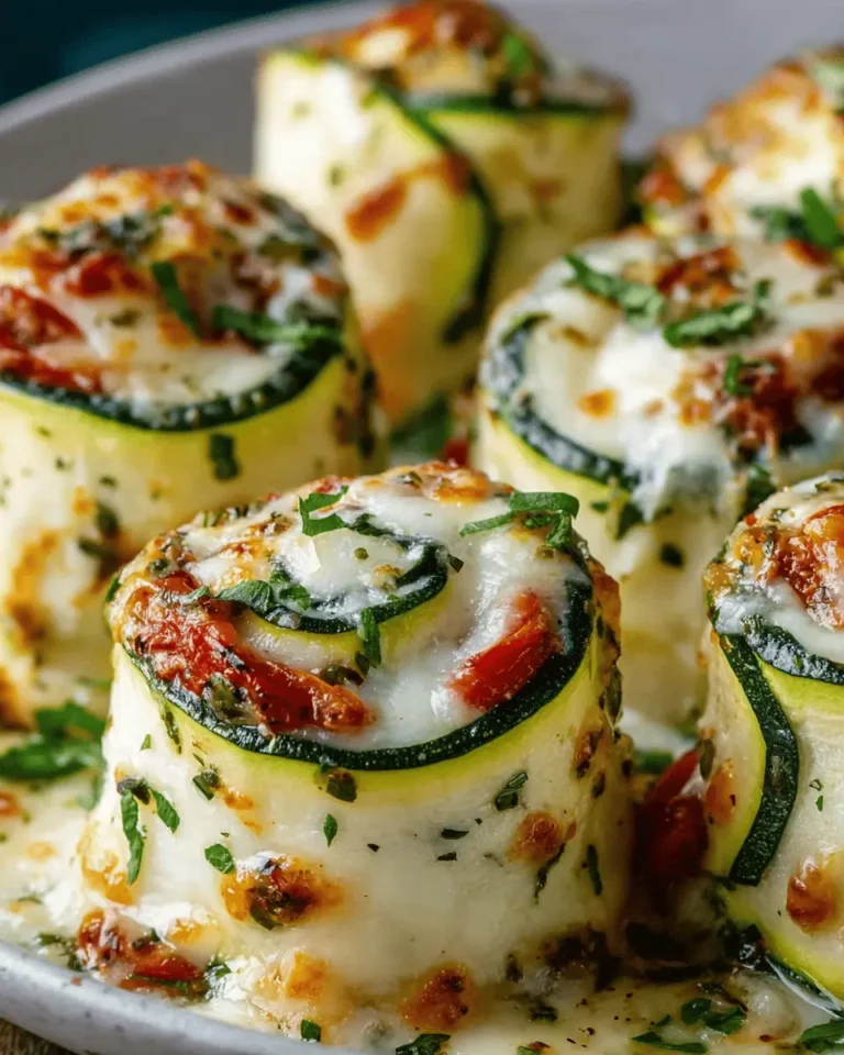 Cheesy Zucchini Roll-Ups
