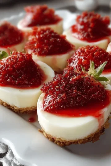 Cheesecake Deviled Strawberries