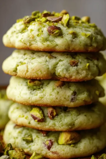 Pistachio Pudding Cookies