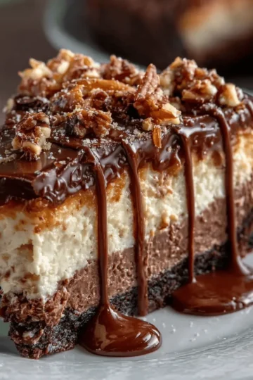 German Chocolate Cheesecake