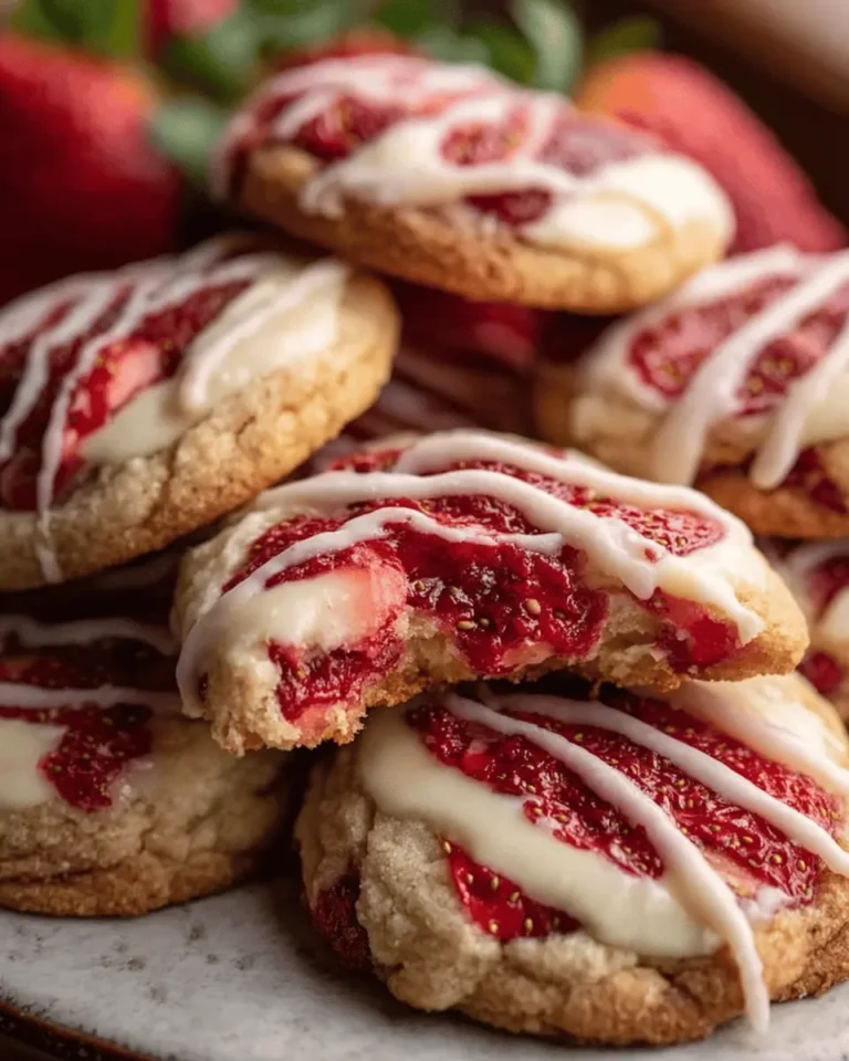 Strawberry Cheesecake Cookies