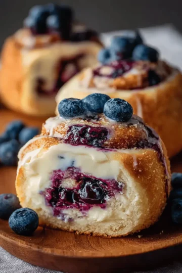 Blueberry Cheesecake Rolls