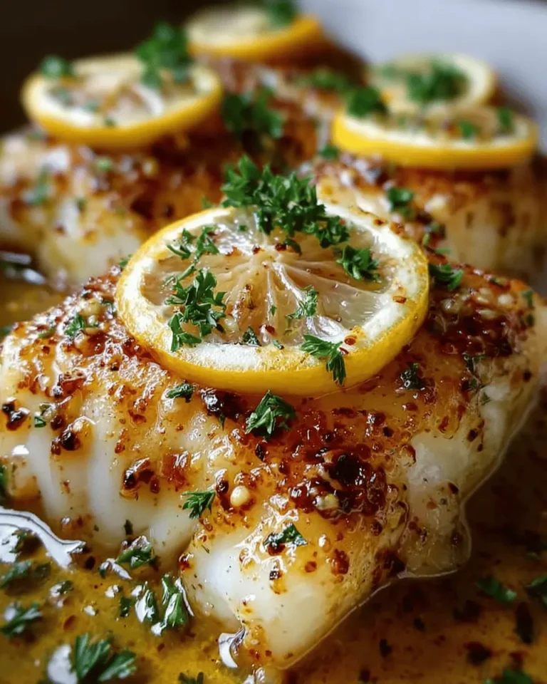 Bright & Buttery Lemon-Garlic Cod