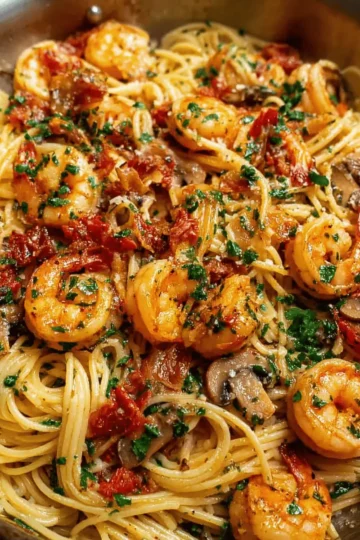 Garlic Shrimp Pasta