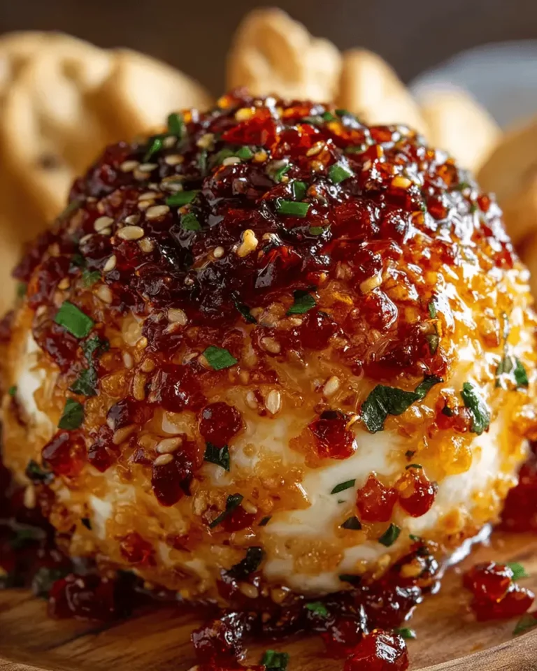 Sweet and Spicy Pepper Jelly Cheeseball