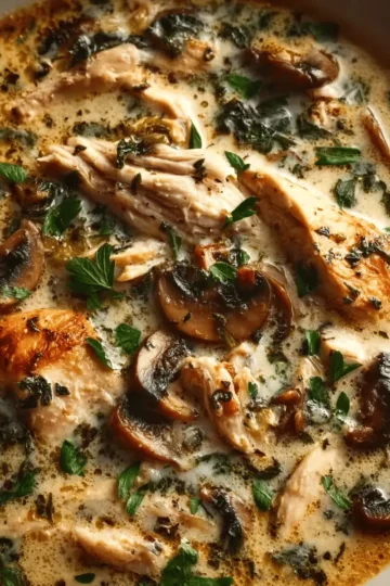Rotisserie Chicken Mushroom Soup