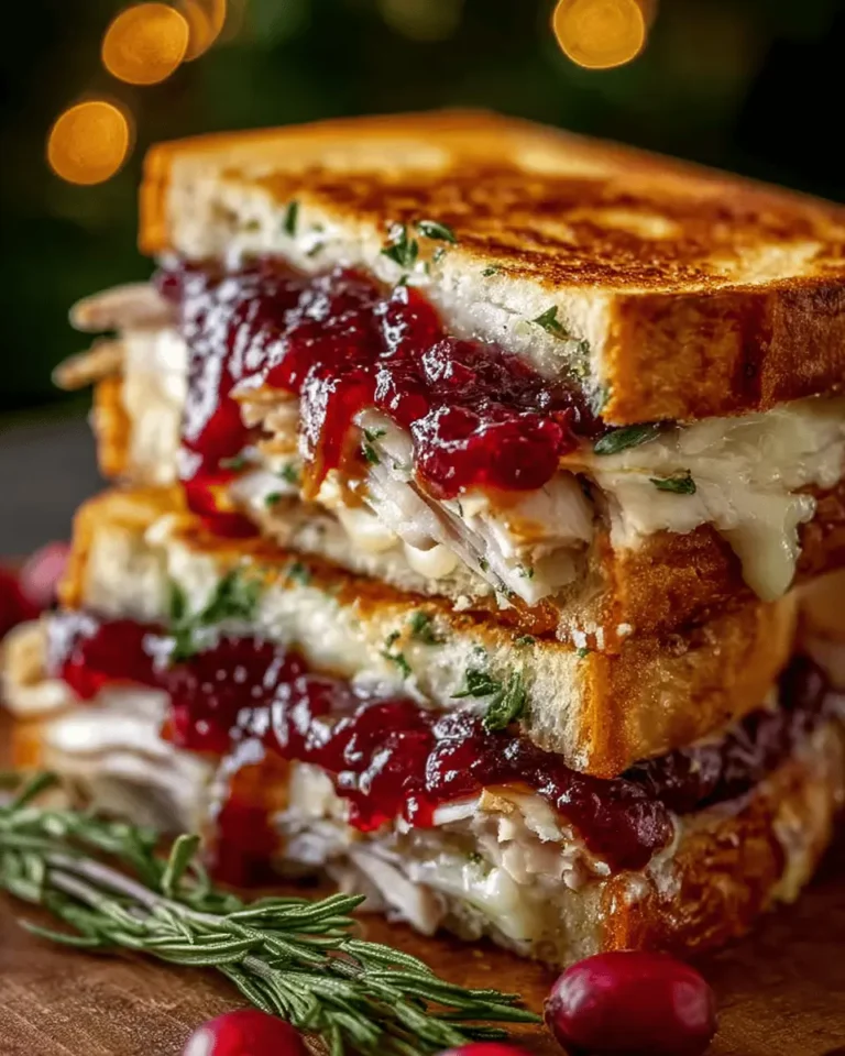 Applewood Smoked Turkey Melt with Cranberry Whiskey Glaze