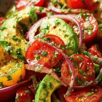 Avocado Tomato Onion Salad