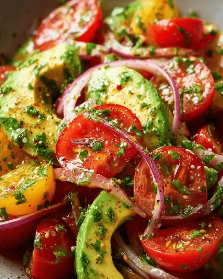 Avocado Tomato Onion Salad
