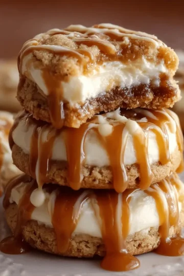 Caramel Cheesecake Cookies