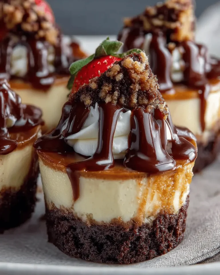 Loaded Brownie Cheesecake Cups