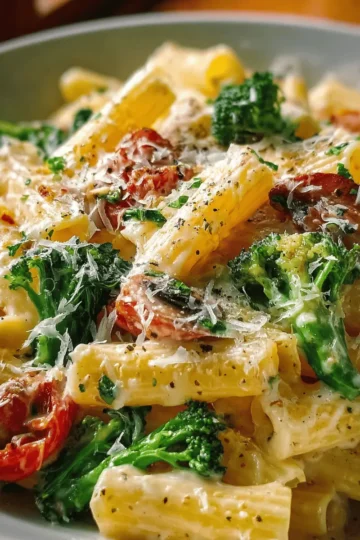 Creamy Veggie Parmesan Pasta