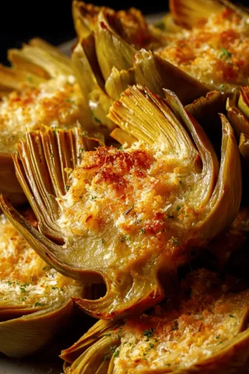 Crispy Parmesan Artichoke Hearts