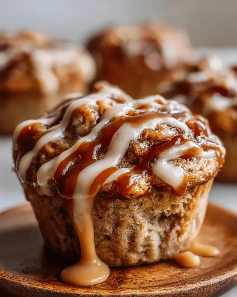 Healthy Peanut Butter Greek Yogurt Cinnamon Roll Blondie Muffins