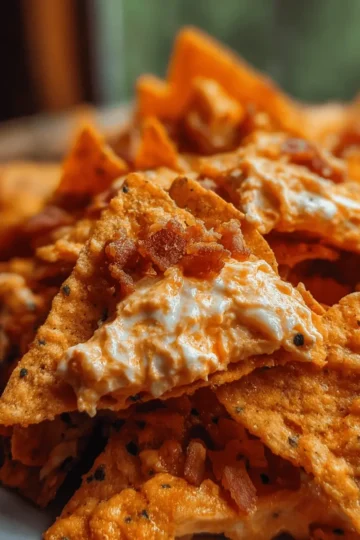 Cream Cheese and Turkey Bacon Stuffed Doritos