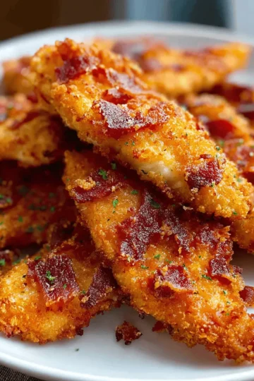 Cheddar Turkey Bacon Chicken Tenders