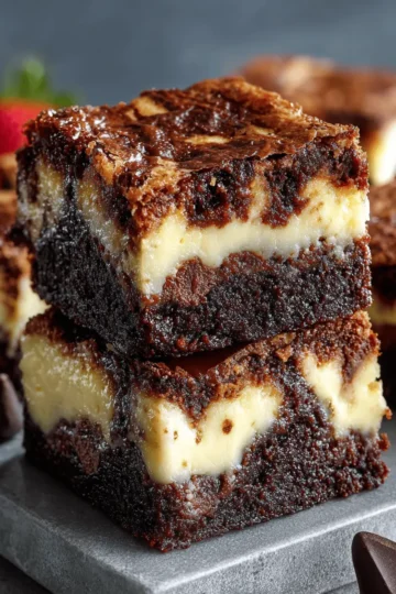 Cheesecake Brownies