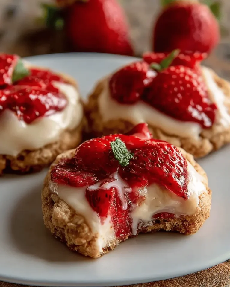 Strawberry Cheesecake Cookies