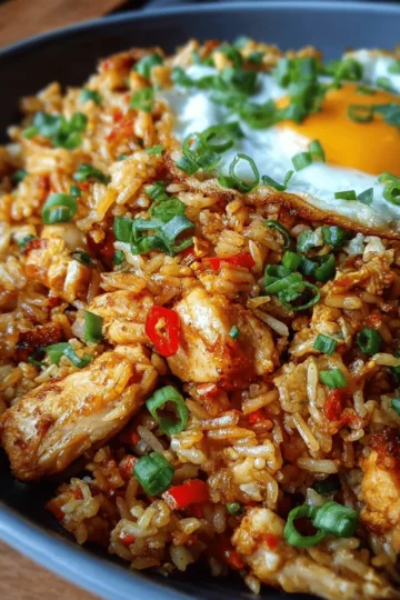Bang Bang Chicken Fried Rice