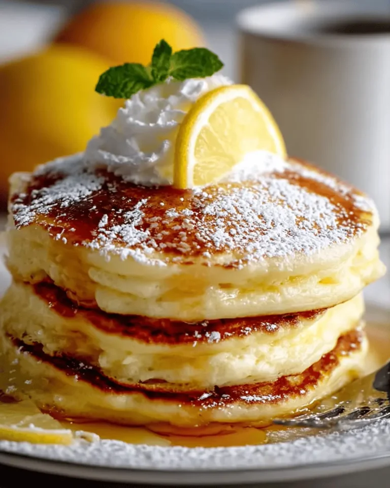Pillowy Lemon Soufflé Pancakes
