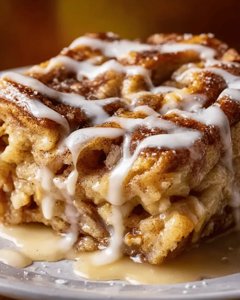 Apple Pie Cinnamon Roll Casserole