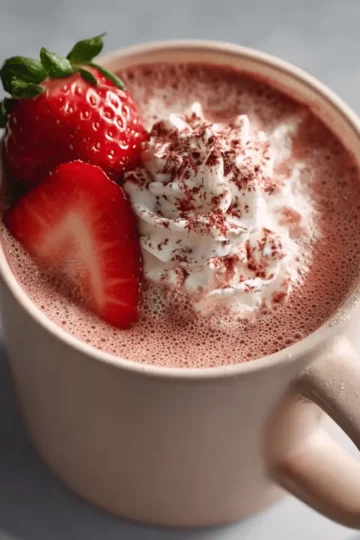 Strawberry Hot Chocolate