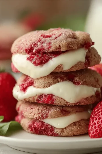 Strawberry Cheesecake Cookies Recipe