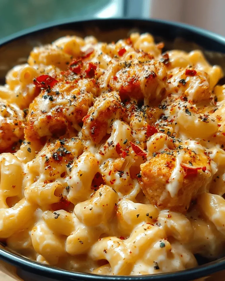 Creamy Honey Pepper Chicken Mac & Cheese