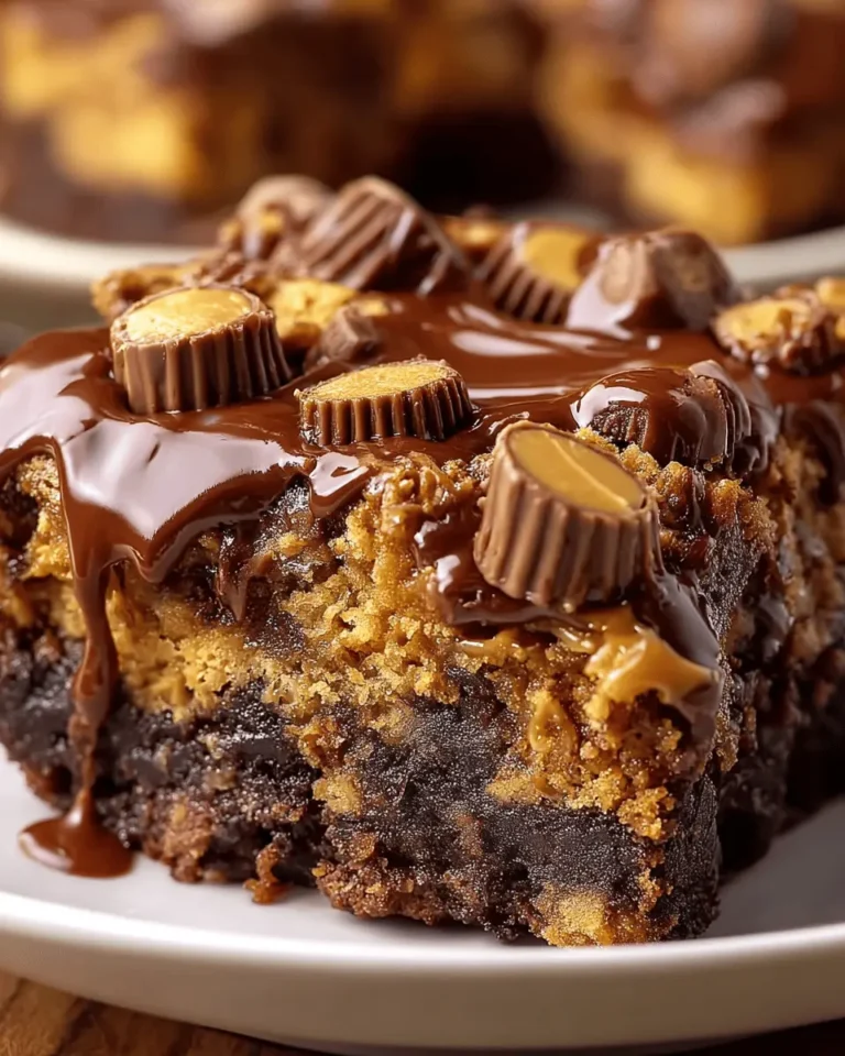 Peanut Butter Cup Dump Cake