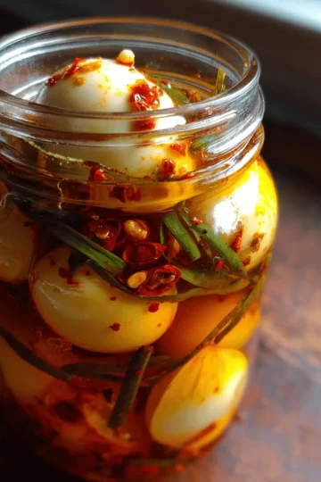 Zesty Spicy Pickled Egg