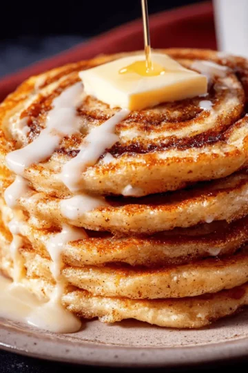 Brown Sugar Cinnamon Swirl Pancakes
