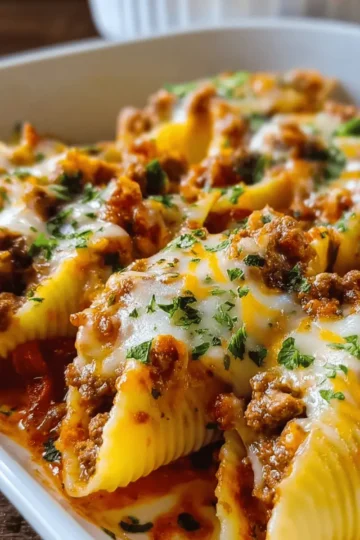 Cheesy Taco Stuffed Shells