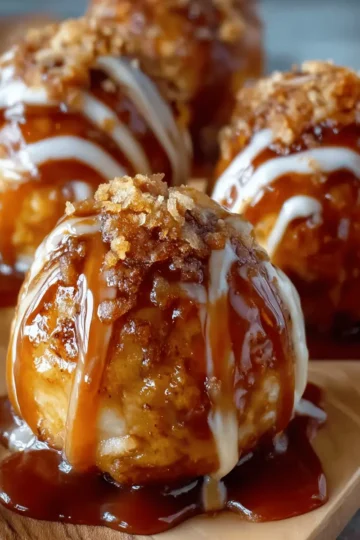 Apple Caramel Bombs