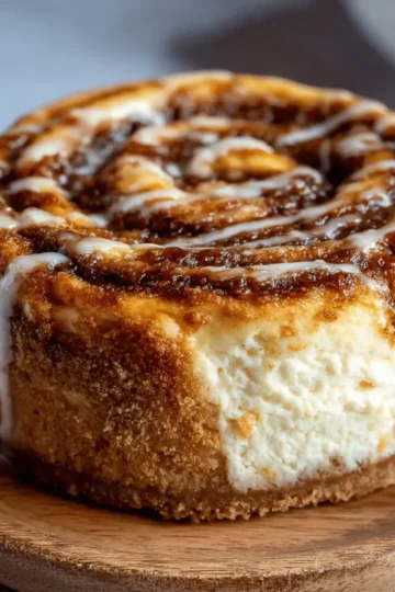 Cinnamon Roll Cheesecake
