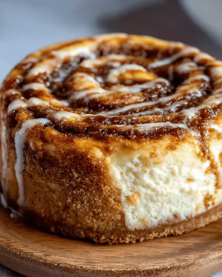 Cinnamon Roll Cheesecake