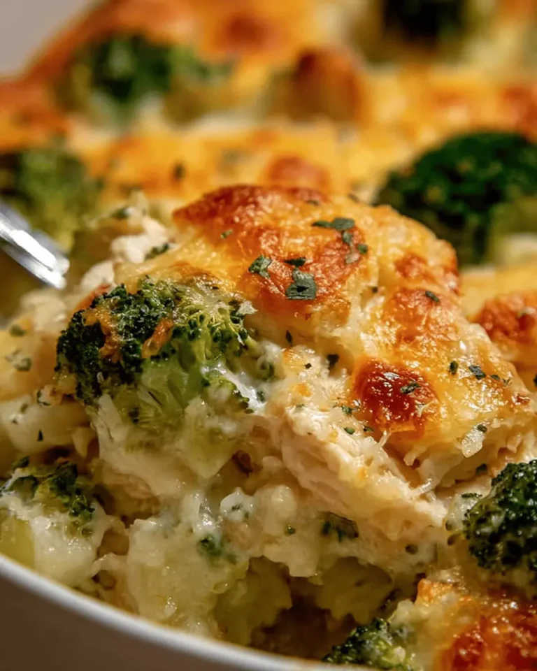 Cheesy Baked Potato Chicken and Broccoli Casserole