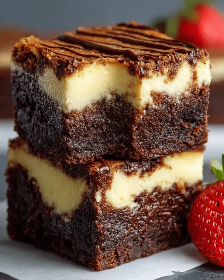 Cheesecake Brownies