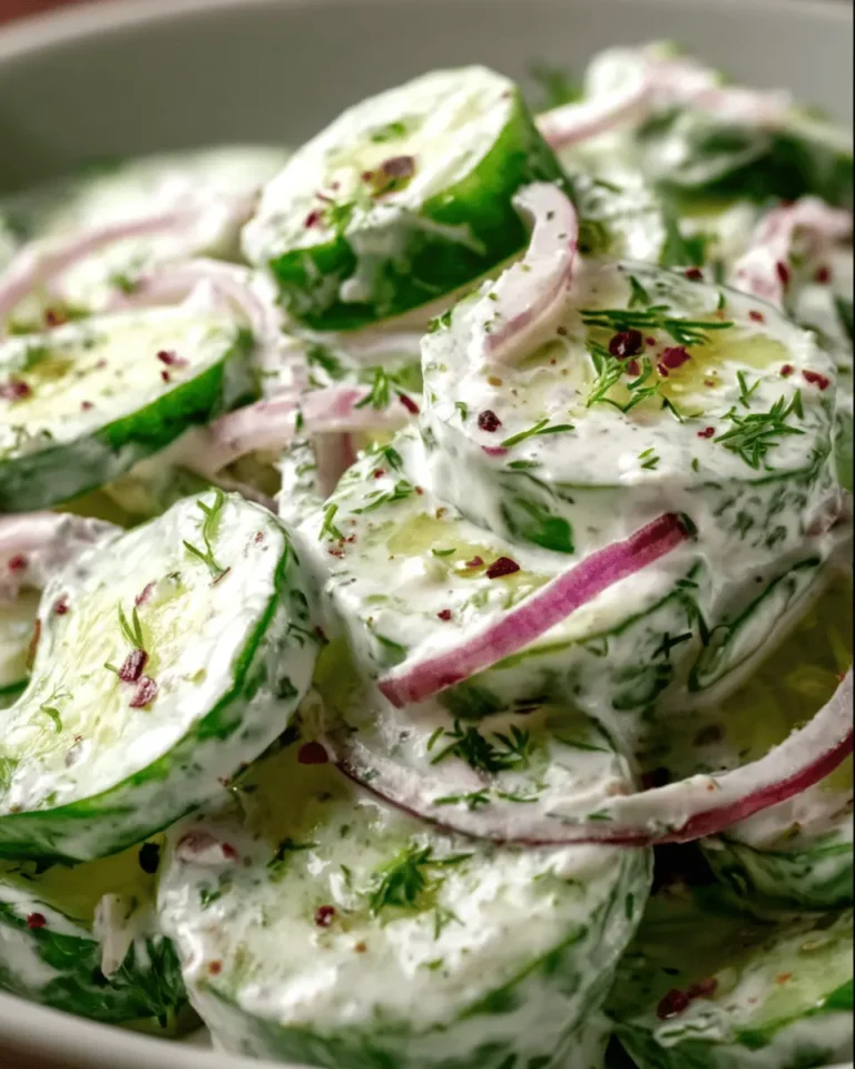 Creamy Cucumber Salad