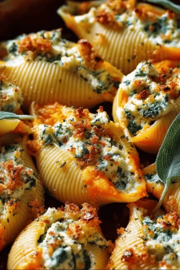 Wholesome Butternut Squash and Sage Stuffed Shells