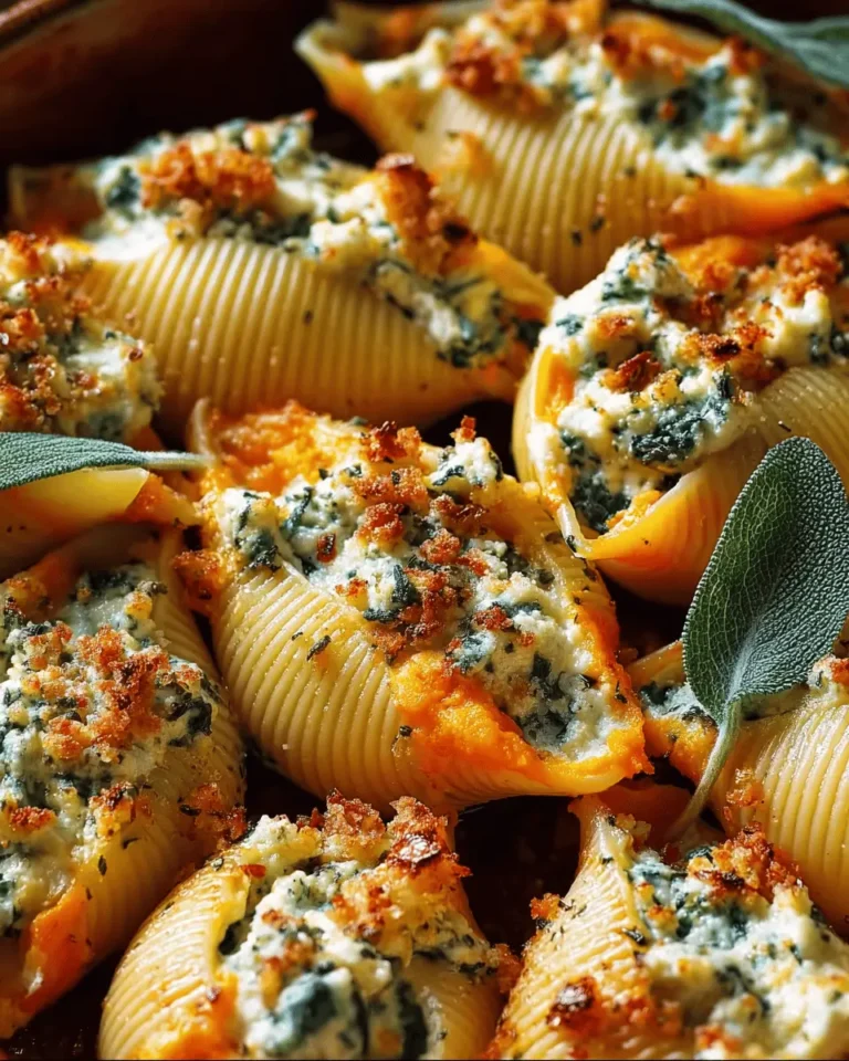 Wholesome Butternut Squash and Sage Stuffed Shells